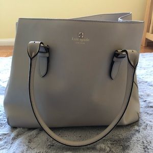 Kate Spade Buckle Taupe Tote
